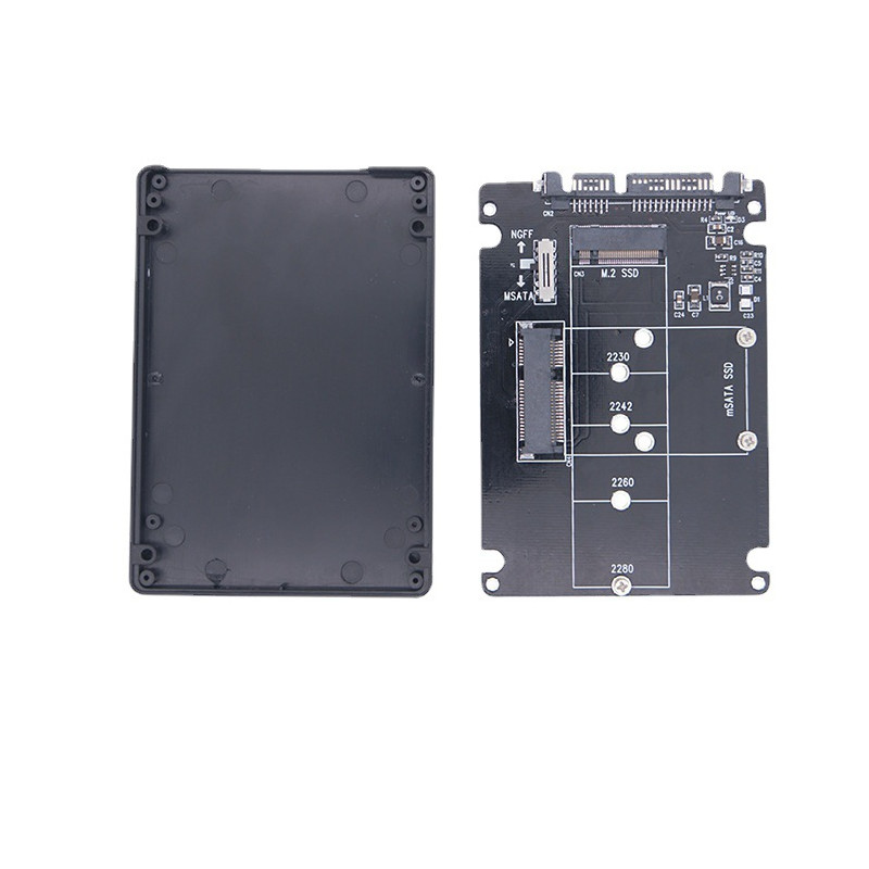 Adaptateur SATA SSD deux-en-un 7 mm